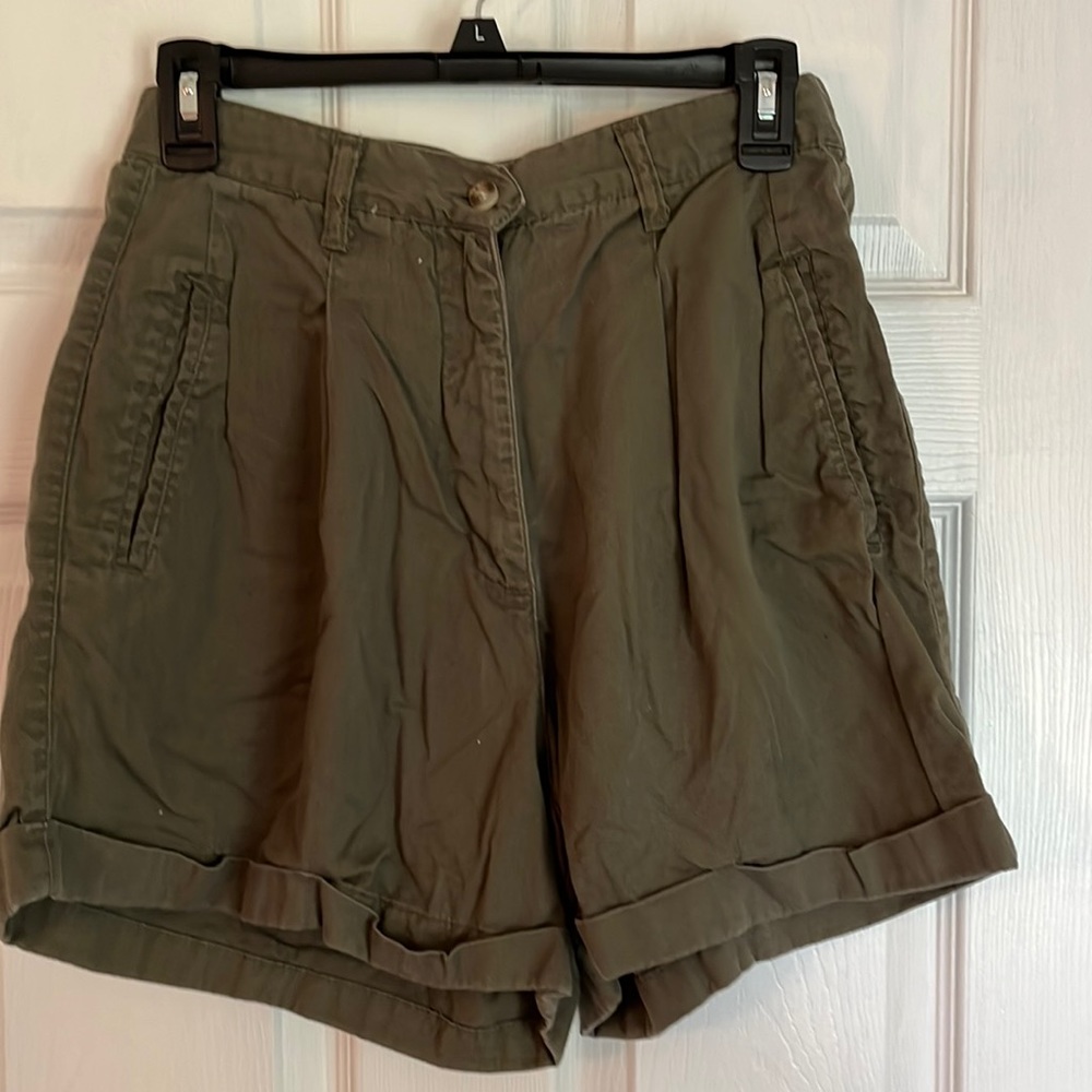 vintage shorts. Dark green
